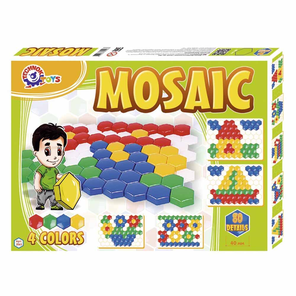 Мозаика для малышей 1 (80 елементов)(Технок)